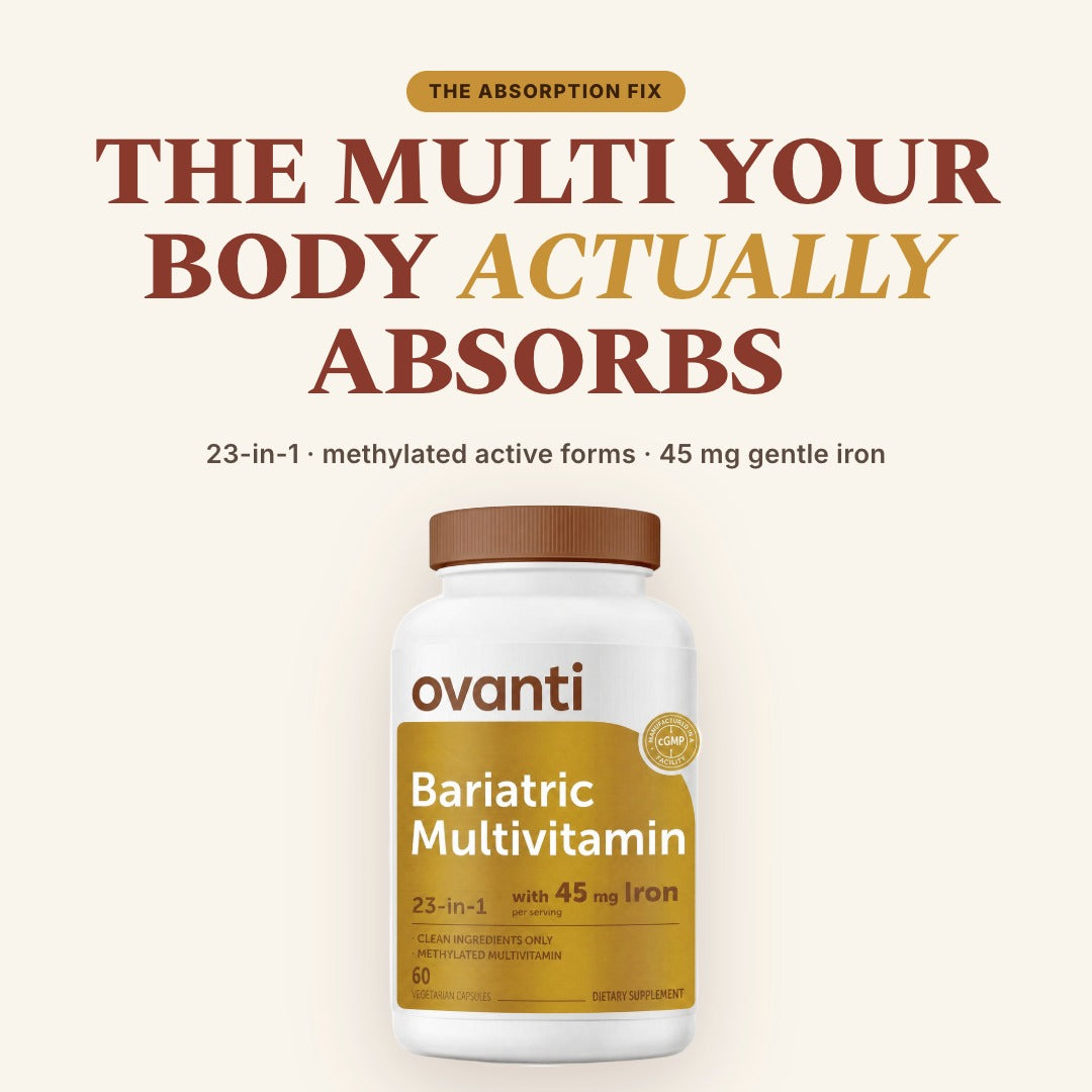 Ovanti Methylated Bariatric Multivitamin 23-in-1 with 45mg Iron