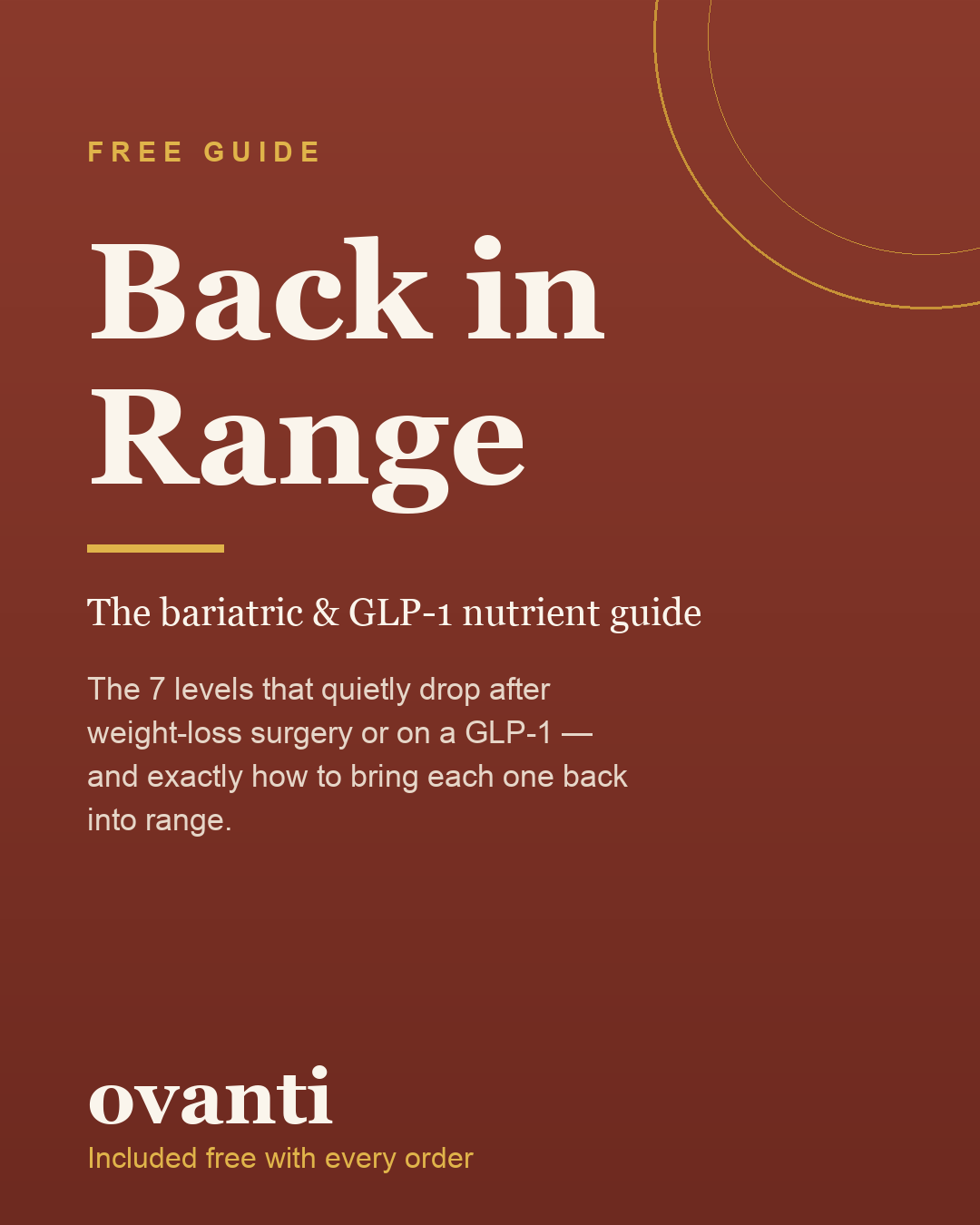 Back in Range — The Bariatric & GLP-1 Nutrient Guide