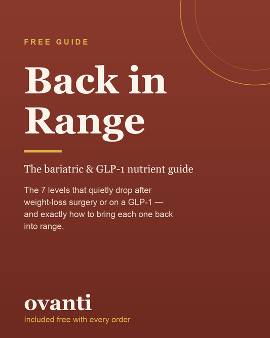 Back in Range — The Bariatric & GLP-1 Nutrient Guide