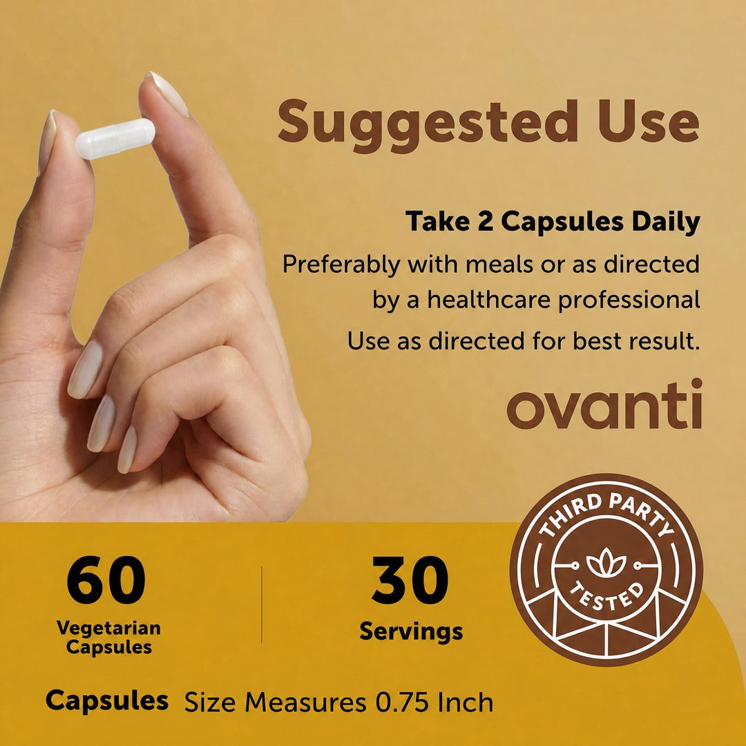 Suggested use: two capsules daily